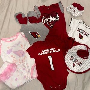 AZ CARDINALS NFL ONESIES